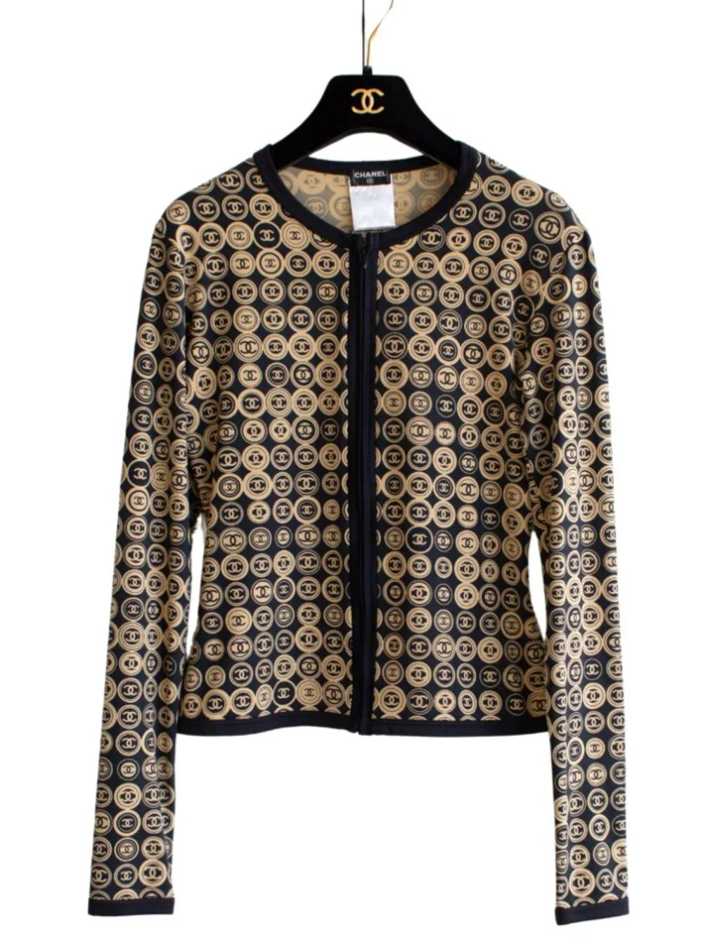 EUC Rare Chanel Coin Medallion Vintage Skirt Jacket Set 38/40